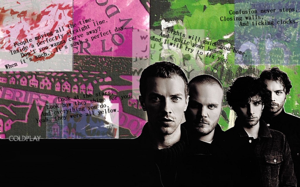 Papel de parede Coldplay: Trechos de Músicas para download gratuito. Use no computador pc, mac, macbook, celular, smartphone, iPhone, onde quiser!
