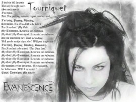 Papel de parede Evanescence – Tourniquet