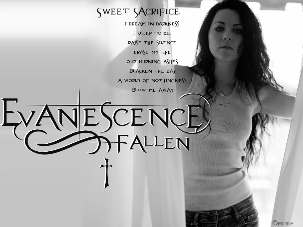 Papel de parede Evanescence – Sweet Sacrifice para download gratuito. Use no computador pc, mac, macbook, celular, smartphone, iPhone, onde quiser!