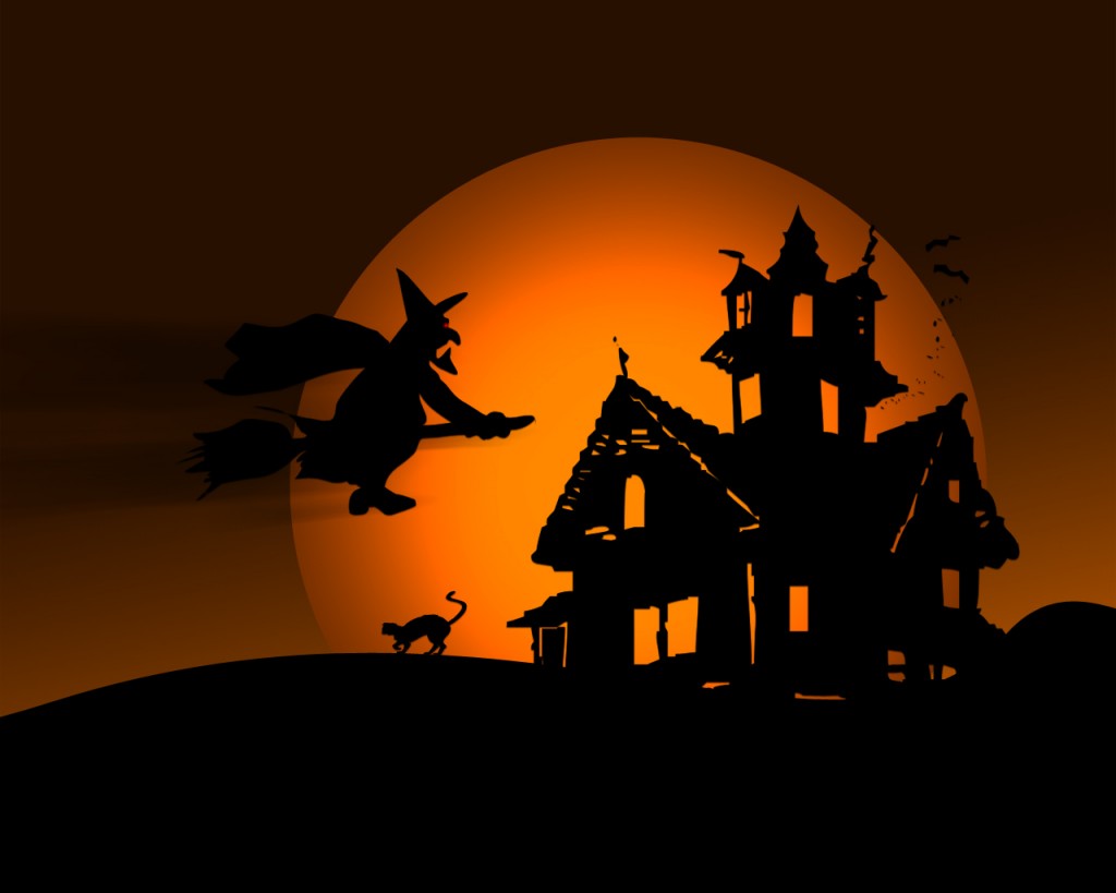 Papel de parede Halloween da Bruxa para download gratuito. Use no computador pc, mac, macbook, celular, smartphone, iPhone, onde quiser!
