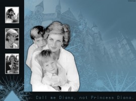 Papel de parede Inglaterra – Diana e Seus Filhos