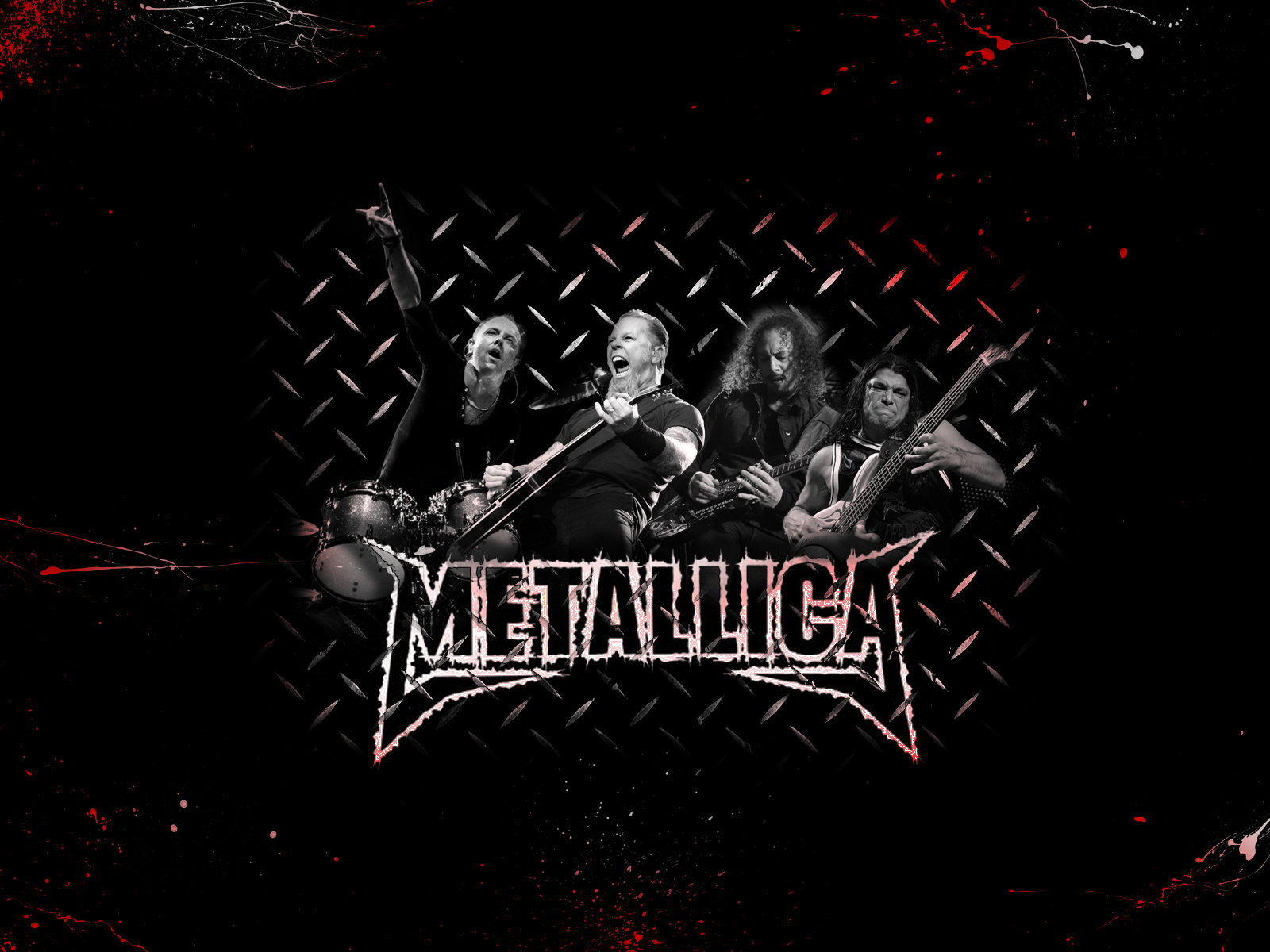 Papel De Parede Metallica Banda De Rock Wallpaper Para Download No