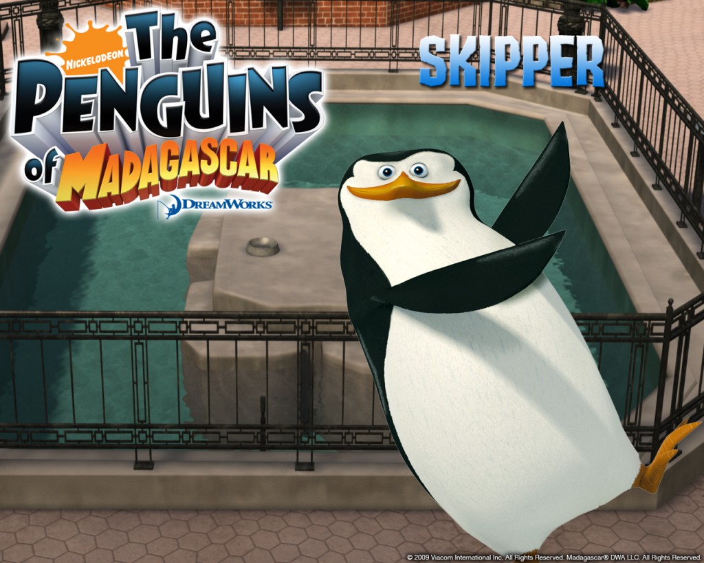 Papel de parede Pinguins de Madagascar – Skipper para download gratuito. Use no computador pc, mac, macbook, celular, smartphone, iPhone, onde quiser!