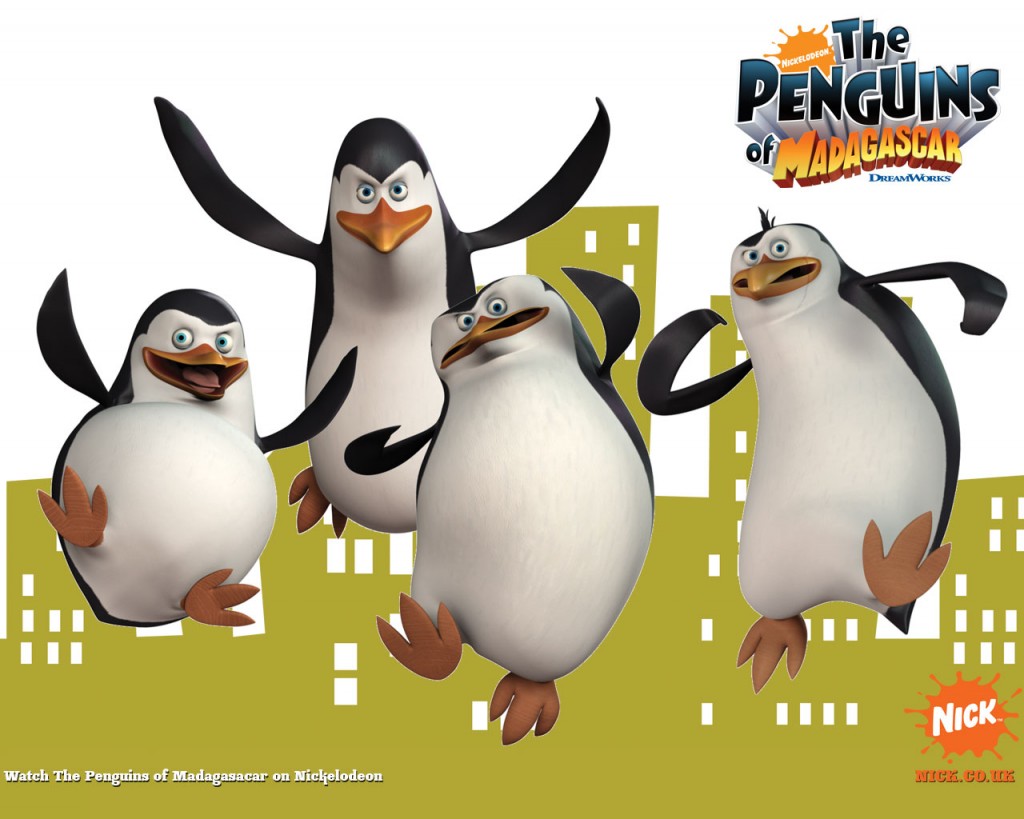 Papel de parede Pinguins de Madagascar – Salto para download gratuito. Use no computador pc, mac, macbook, celular, smartphone, iPhone, onde quiser!