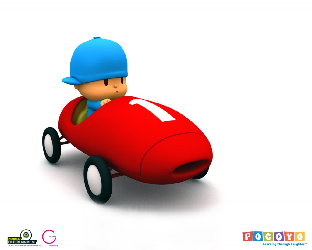 Papel de parede Pocoyo – Carrinho para download gratuito. Use no computador pc, mac, macbook, celular, smartphone, iPhone, onde quiser!