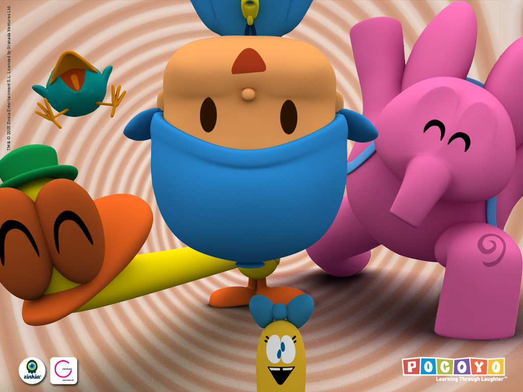 Papel de Parede Pocoyo - Amigos Wallpaper para Download no 