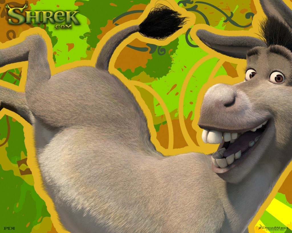Papel de parede Shrek: Personagem O Burro para download gratuito. Use no computador pc, mac, macbook, celular, smartphone, iPhone, onde quiser!