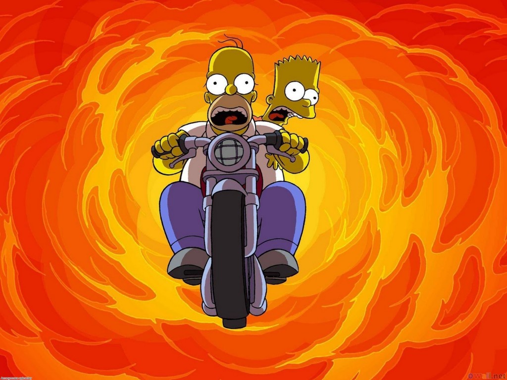 Papel de parede Os Simpsons – Explosão para download gratuito. Use no computador pc, mac, macbook, celular, smartphone, iPhone, onde quiser!