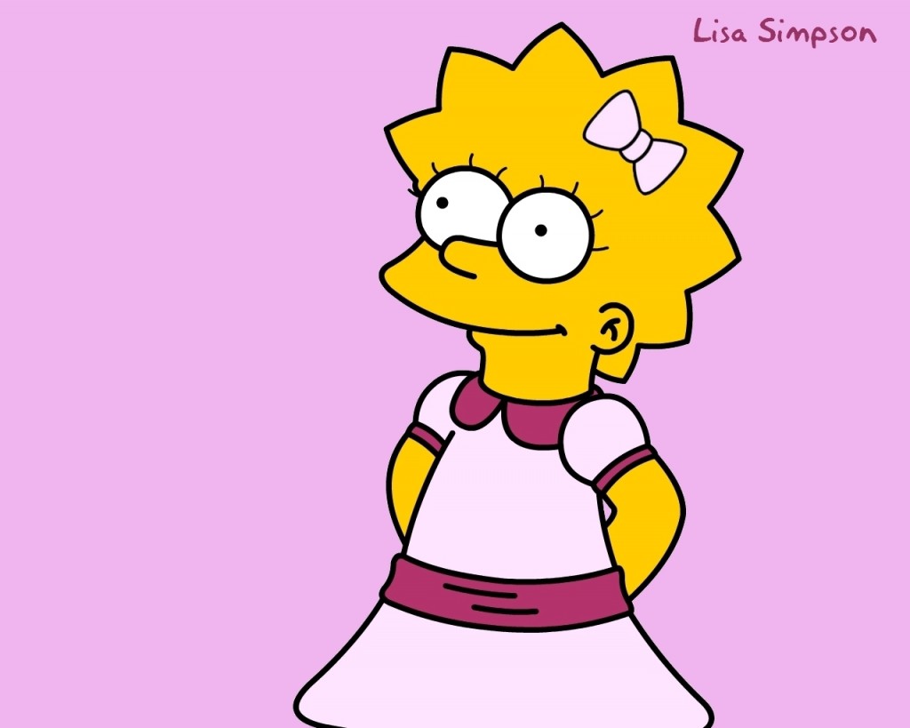 Papel de parede Os Simpsons – Lisa para download gratuito. Use no computador pc, mac, macbook, celular, smartphone, iPhone, onde quiser!