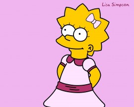 Papel de parede Os Simpsons – Lisa