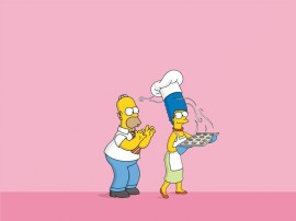 Papel de parede Os Simpsons – Marge Cozinheira