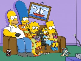 Papel de parede Família Simpsons