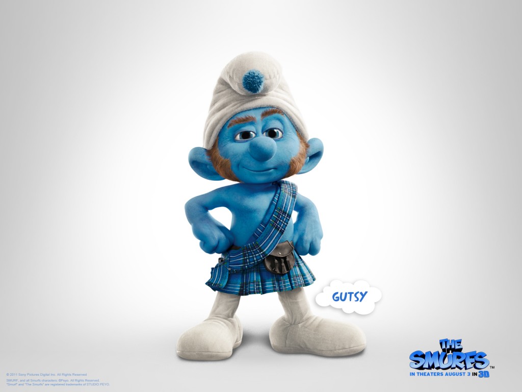 Papel de parede Smurfs – Gutsy para download gratuito. Use no computador pc, mac, macbook, celular, smartphone, iPhone, onde quiser!