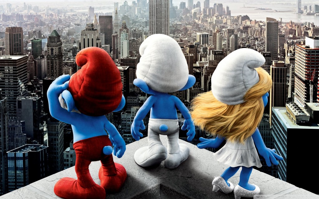 Papel de parede Smurfs – Grande para download gratuito. Use no computador pc, mac, macbook, celular, smartphone, iPhone, onde quiser!