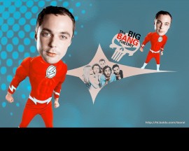 Papel de parede The Big Bang Theory – Super Sheldon