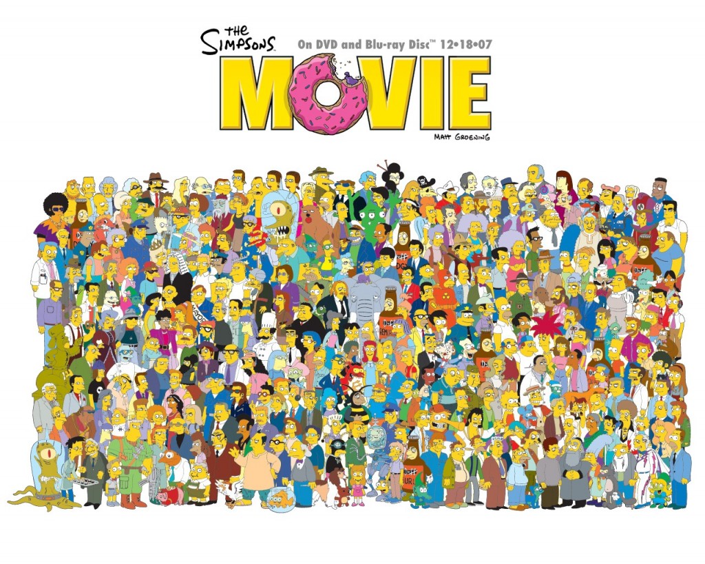Papel de parede Elenco de Os Simpsons – O Filme para download gratuito. Use no computador pc, mac, macbook, celular, smartphone, iPhone, onde quiser!