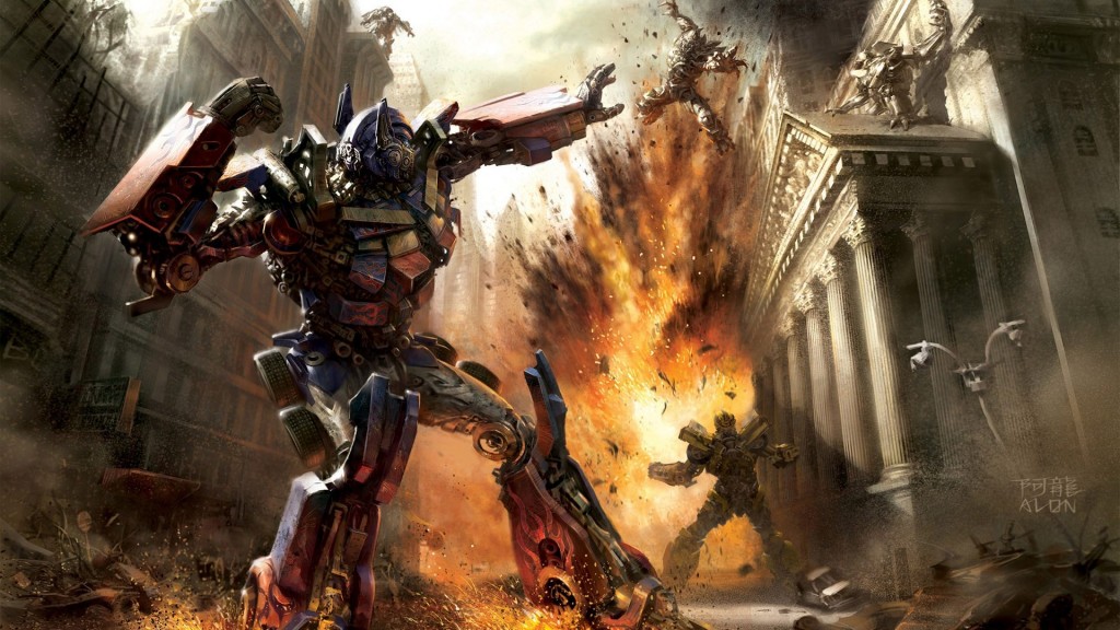 Papel de parede Transformers 3 – Explosões para download gratuito. Use no computador pc, mac, macbook, celular, smartphone, iPhone, onde quiser!