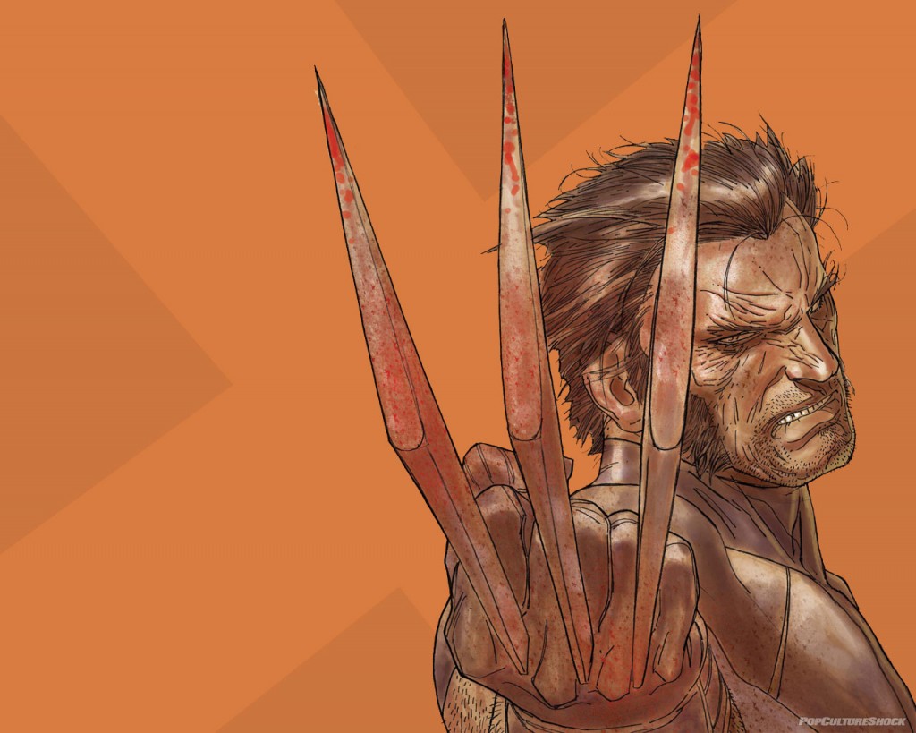 Papel de parede Wolverine Mostrando Garras para download gratuito. Use no computador pc, mac, macbook, celular, smartphone, iPhone, onde quiser!