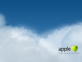 Papel de parede Apple Nuvens