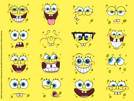 Papel de parede As Caras de Bob Esponja para download gratuito. Use no computador pc, mac, macbook, celular, smartphone, iPhone, onde quiser!