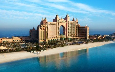 Papel de parede Hotel Atlantis the Palm em Dubai para download gratuito. Use no computador pc, mac, macbook, celular, smartphone, iPhone, onde quiser!
