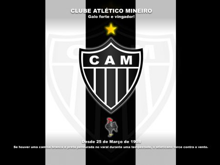 Papel de parede Atlético Mineiro – Galo Forte e Vingador para download gratuito. Use no computador pc, mac, macbook, celular, smartphone, iPhone, onde quiser!