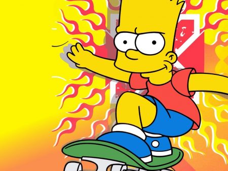 Papel de parede Bart – Uma fera no skate para download gratuito. Use no computador pc, mac, macbook, celular, smartphone, iPhone, onde quiser!