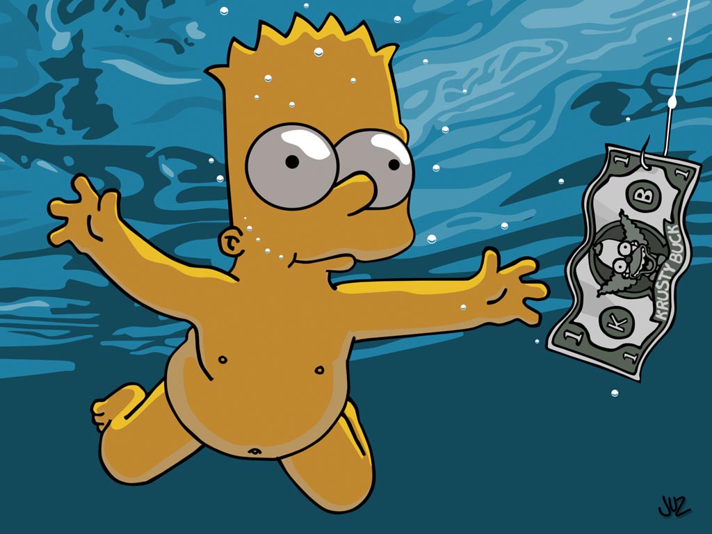 Papel de parede Os Simpsons – Nevermind para download gratuito. Use no computador pc, mac, macbook, celular, smartphone, iPhone, onde quiser!