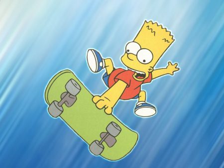 Papel de parede Bart e Skate para download gratuito. Use no computador pc, mac, macbook, celular, smartphone, iPhone, onde quiser!