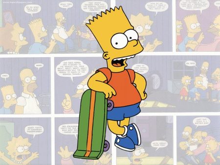 Papel de parede Bart Simpson para download gratuito. Use no computador pc, mac, macbook, celular, smartphone, iPhone, onde quiser!