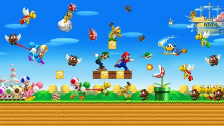 Papel de parede Batalha Mario para download gratuito. Use no computador pc, mac, macbook, celular, smartphone, iPhone, onde quiser!