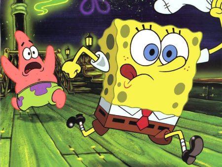 Papel de parede Bob Esponja e Patrick Fugindo para download gratuito. Use no computador pc, mac, macbook, celular, smartphone, iPhone, onde quiser!