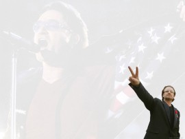 Papel de parede Bono: Paz e Amor