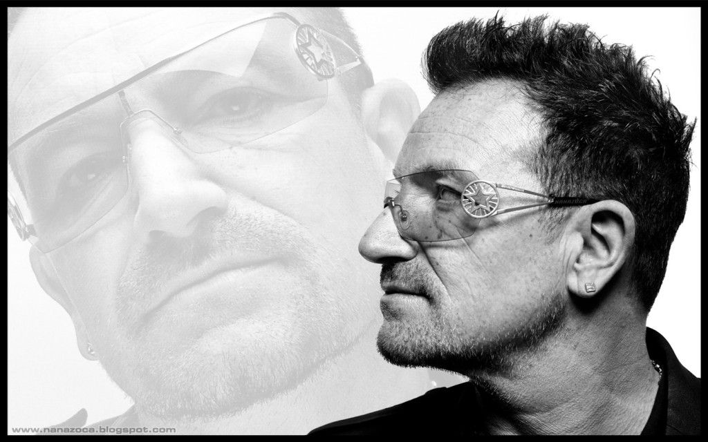 Papel de parede Bono: Óculos Grandes para download gratuito. Use no computador pc, mac, macbook, celular, smartphone, iPhone, onde quiser!