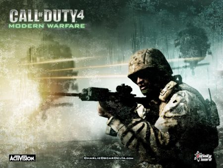 Papel de parede Call of Duty 4 para download gratuito. Use no computador pc, mac, macbook, celular, smartphone, iPhone, onde quiser!