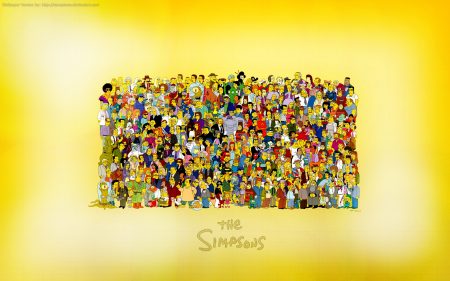 Papel de parede Elenco dos Simpsons para download gratuito. Use no computador pc, mac, macbook, celular, smartphone, iPhone, onde quiser!