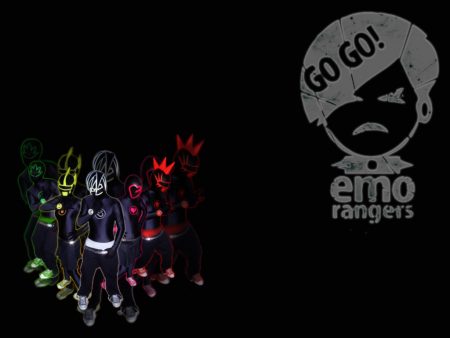 Papel de parede Emo Rangers para download gratuito. Use no computador pc, mac, macbook, celular, smartphone, iPhone, onde quiser!