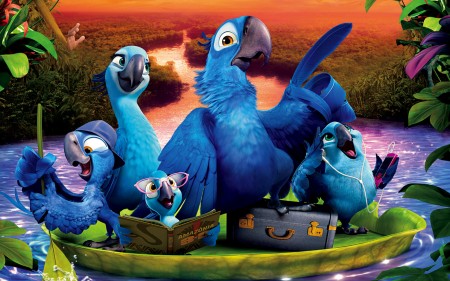 Papel de parede Família do Blue, Rio 2 para download gratuito. Use no computador pc, mac, macbook, celular, smartphone, iPhone, onde quiser!