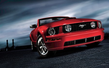 Papel de parede Ford Mustang Vermelho para download gratuito. Use no computador pc, mac, macbook, celular, smartphone, iPhone, onde quiser!