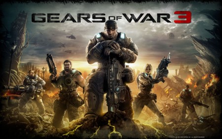 Papel de parede Gears of War 3 para download gratuito. Use no computador pc, mac, macbook, celular, smartphone, iPhone, onde quiser!