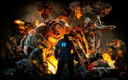 Papel de parede Gears of War, Grande Batalha para download gratuito. Use no computador pc, mac, macbook, celular, smartphone, iPhone, onde quiser!