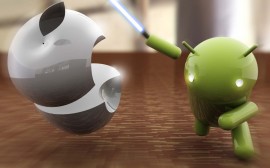 Papel de parede Golpe de Android Contra Apple
