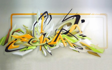 Papel de parede Graffiti 3D para download gratuito. Use no computador pc, mac, macbook, celular, smartphone, iPhone, onde quiser!