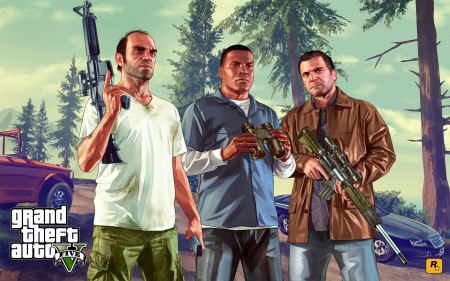 Papel de parede Grand Theft Auto – GTA 5 para download gratuito. Use no computador pc, mac, macbook, celular, smartphone, iPhone, onde quiser!