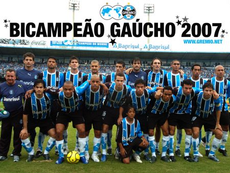 Papel de parede Grêmio Bicampeão Gaúcho 2007 para download gratuito. Use no computador pc, mac, macbook, celular, smartphone, iPhone, onde quiser!