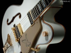 Papel de parede Guitarra Branca