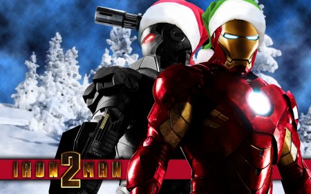 Papel de parede Homem de Ferro 2 – Feliz Natal para download gratuito. Use no computador pc, mac, macbook, celular, smartphone, iPhone, onde quiser!