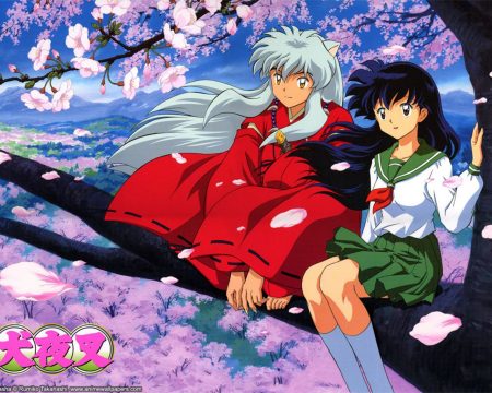 Papel de parede InuYasha – Cerejeiras para download gratuito. Use no computador pc, mac, macbook, celular, smartphone, iPhone, onde quiser!