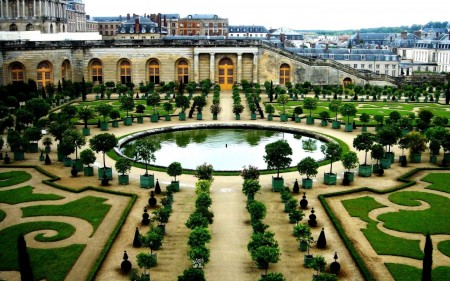 Papel de parede Jardim de Versailles, França para download gratuito. Use no computador pc, mac, macbook, celular, smartphone, iPhone, onde quiser!