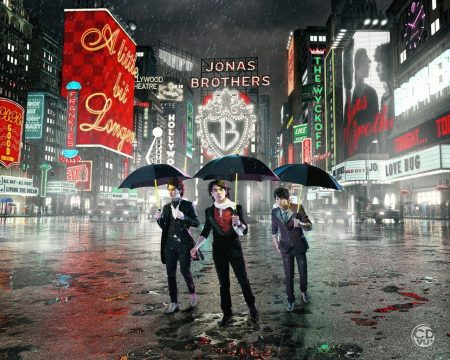 Papel de parede Jonas Brothers – na Chuva para download gratuito. Use no computador pc, mac, macbook, celular, smartphone, iPhone, onde quiser!